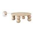 thumbnail image 2 of Meridian Furniture Kelvin Natural Wood And Oak Veneer Coffee Table, 2 of 6