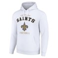 thumbnail image 2 of Unisex Starter White New Orleans Saints Logo Pullover Hoodie, 2 of 3
