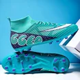 thumbnail image 4 of Zapatos de fútbol para hombre, zapatillas de entrenamiento de fútbol al aire libre, tacos deportivos ultraligeros antideslizantes, transpirables para interiores, 4 of 4