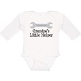 thumbnail image 3 of Inktastic Grandpa's Little Helper Boys or Girls Long Sleeve Baby Bodysuit, 3 of 5