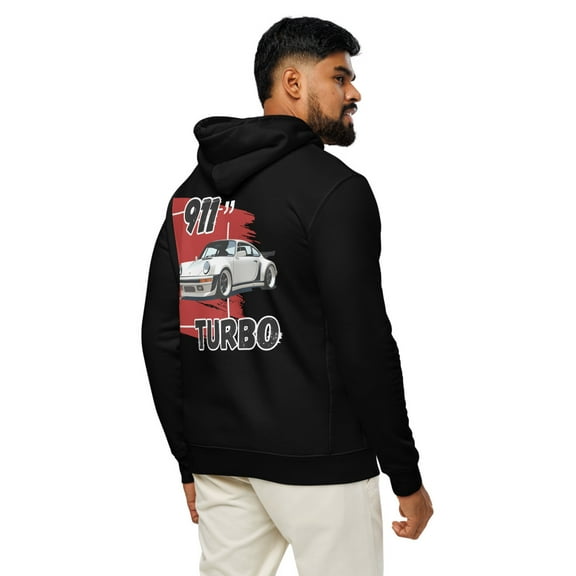 Porsche 911 Turbo, a classic with performance car enthusiasts. Unisex essential organic hoodie (Black, S)