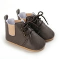 thumbnail image 4 of Infant Baby Boys Girls Soft Sole Non-Slip High-Top Shoes, 4 of 8