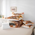 thumbnail image 5 of Manfei Rustic Highland Cow Twin Bedding Sets 7-Piece, Orange Pumpkin Sunflower Bedding Comforter Set, Happy Fall Harvest Sheet Sets, Ultra Soft Home Decor, 5 of 7