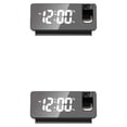 thumbnail image 4 of Matsuzay Reloj Digital alimentado por , reemplazo de funcionamiento silencioso, pantalla de fecha de 180 grados, relojes para dormir junto a la Type2 NO2, 4 of 6
