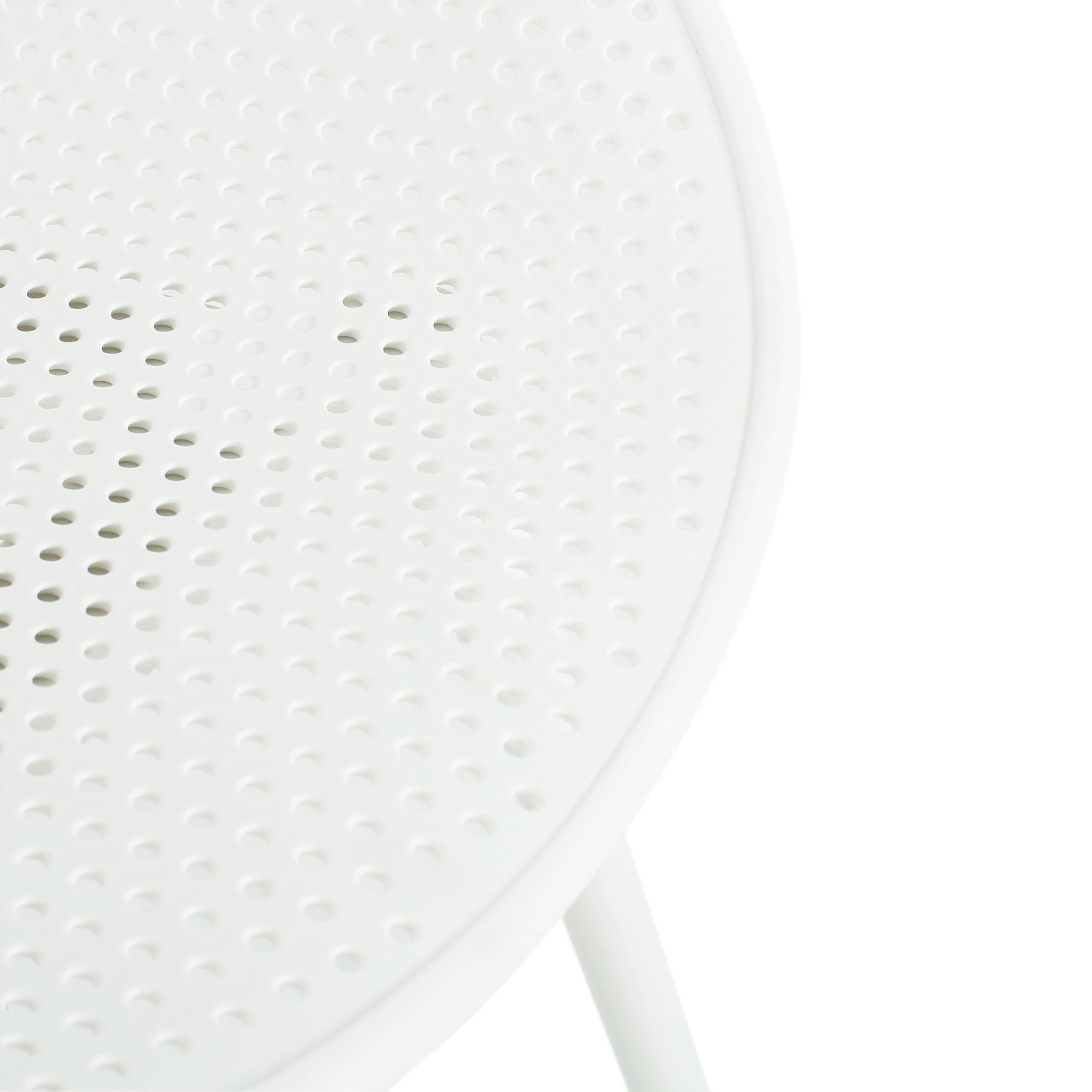 Kaia Modern Outdoor Patio Accent Chairs, Minimalist Design, White, Set of 2