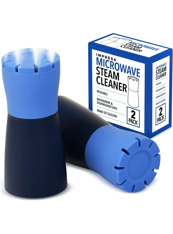 Impresa 2-Pack Blue Microwave Steam Cleaner