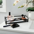 thumbnail image 2 of Home Details Color Block Vanity Tray in Matte Black, 2 of 4