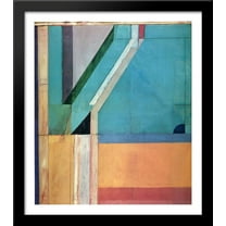 Ocean Park No. 40 28x32 Large Black Wood Framed Print Art by Richard Diebenkorn