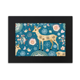 thumbnail image 1 of Marco de Fotos de escritorio Ciervo animal decoracion flor azul 5x7 pulgadas Unbranded, 1 of 4