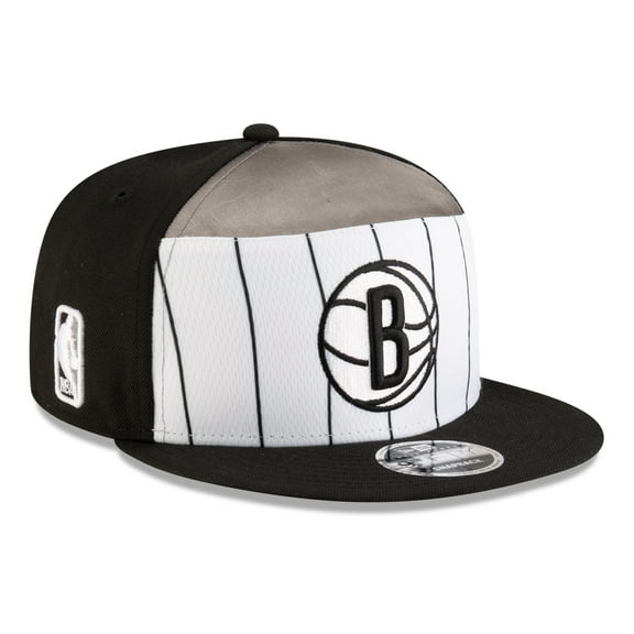 Men's New Era  White/Black Brooklyn Nets 2025 NBA Tip Off Split Panel 9FIFTY Snapback Hat