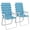 Blue, variant on AuraLane 2-Pack Patio Folding Chair,Outdoor Camping Chairs with Armrests,Portable Beach Chair Set for Garden,Pool,Beach