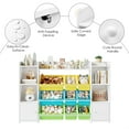 Homfa Kids Bookcase with 9 Bins, White Toy Cubby Storage Organizer