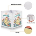 thumbnail image 3 of Iauyy Foldable Home Closet Storage Bins - Waterproof 300D Oxford Rectangle Baskets with Handles for Clothing Storage Books，The Colorful Cartoon Chicken, 3 of 6