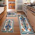 thumbnail image 2 of Kitchen Rugs Sets of 3 Non Slip Washable Kitchen Mats for Floor, Waterproof Kitchen Runner Rug, Floor Mat Carpet for Entryway, Laundry, Sink, Hallway, Bathroom, 2 of 12