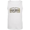 thumbnail image 1 of Proud No One Likes San Diego White Adult Tank Top - Medium, 1 of 1