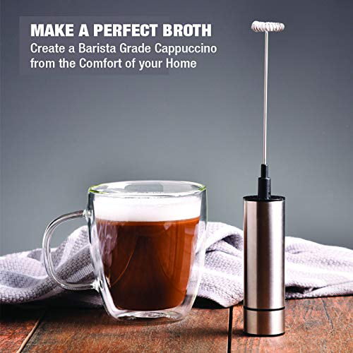 Epare Milk Frother - Best Handheld Electric Wand Frothers