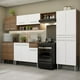 thumbnail image 2 of Cocina Integral Madesa Emilly 293cm Marrón/Blanco Madesa Emilly Cocina Integral Mueble de Cocina, 2 of 9
