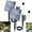 2 Set, variant on Solar Pond Aerator with Air Pump, Solar-Powered Pond Aerator with Pipe Air Bubble Stones, Solar Air Pump for Garden Fish Tank Outdoor Pool Pond (1 Set)