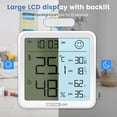 thumbnail image 6 of Geevon Indoor WiFi Hygrometer Thermometer, Bluetooth WiFi Humidity Temperature Gauge with Large LCD Display, with Max Min Records, Historical Data Storage and Export for Room Greenhouse(2 Pack ), 6 of 10