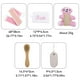thumbnail image 3 of Bewildely Juego de baño de 5 uds., cepillo facial, piedra pómez, algodón, lino, resistencia, bordado, herramientas de cuadradas, caja de regalo, Juegos de accesorios de baño Bewildely HA074710-00, 3 of 6