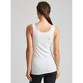 thumbnail image 5 of Kalon Women's 4-Pack Scoop Neck Tank Top Base Layer (XX-Large, White), 5 of 6
