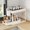 White, variant on 2‑Tier Pull‑Out Under‑Sink Organizer, Space‑Saving Slide‑Out Cabinet Storage Rack With Hooks & Storage Cups, Multi‑Purpose Shelf for Kitchen and Bathroom Household Cabinet Organization