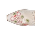 thumbnail image 4 of Dingo  Womens Poppy Floral Snip Toe   Casual Boots   Knee High Low Heel 1-2", 4 of 5