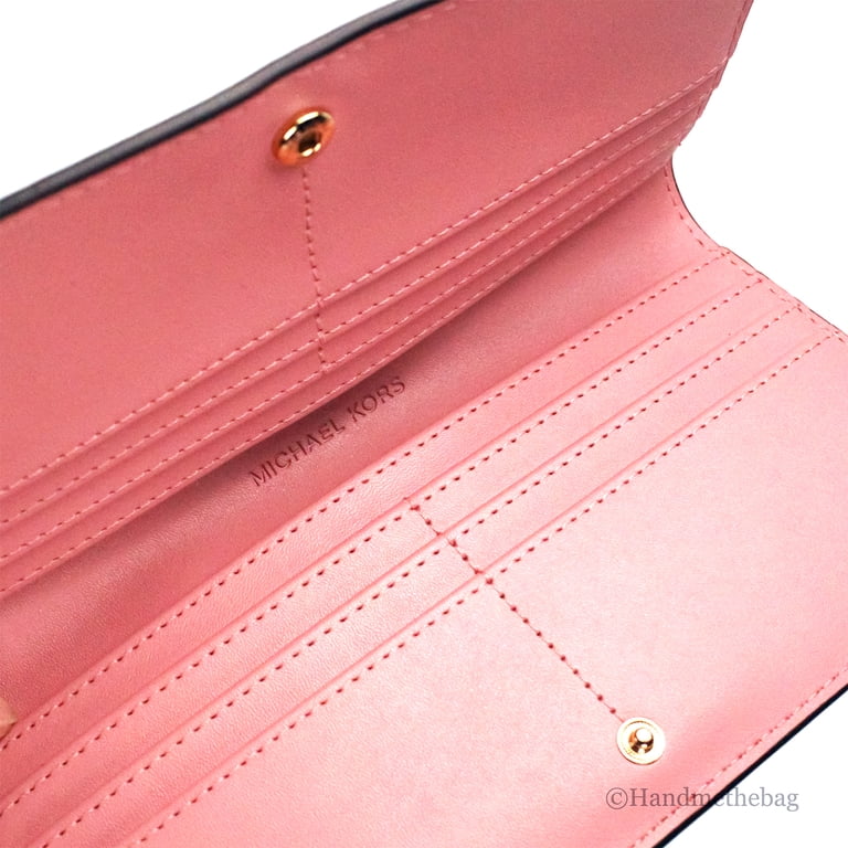 Michael Kors Reed Large Primrose Pebbled Leather Belted Snap  display picture 1
