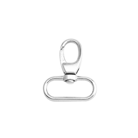 

Fenggtonqii Silvery 1 Inner Diameter Oval Ring Top Buckle Lobster Clasps Swivel Snap Hooks Pack of 30