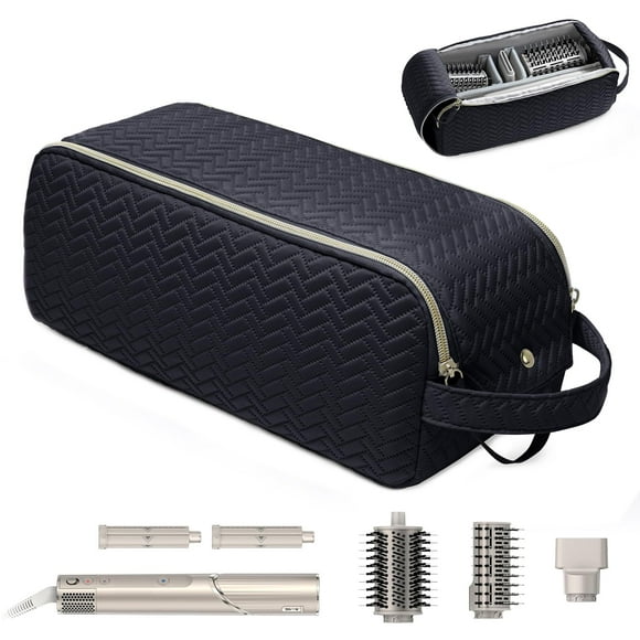 Bolsa de viaje para herramientas de pelo ELCUPA, grande, compatible con Shark, Revlon y Dyson