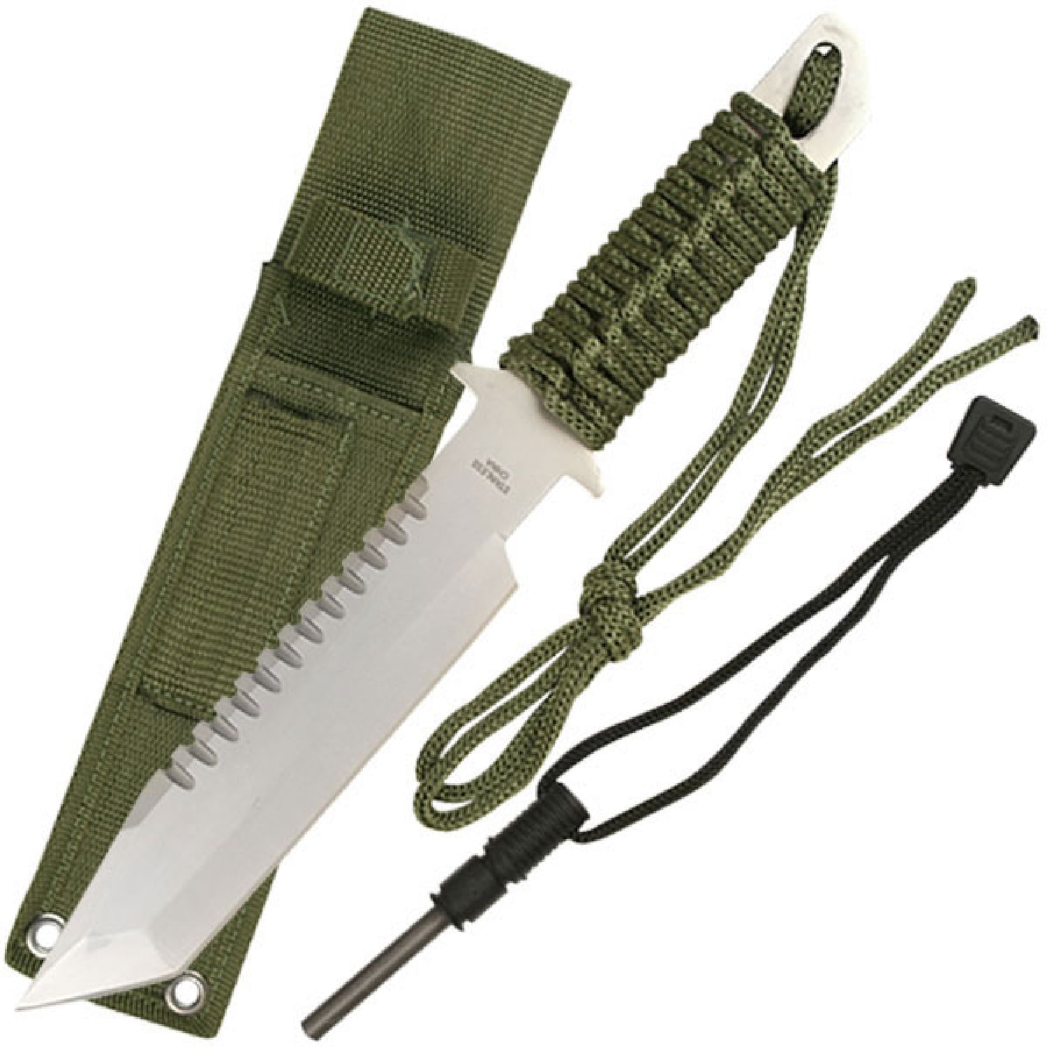 15 inches with Nylon Protective Cover and Lanyard SV Machete with Wooden Handle Outdoor Camping Survival Fixed Blade 