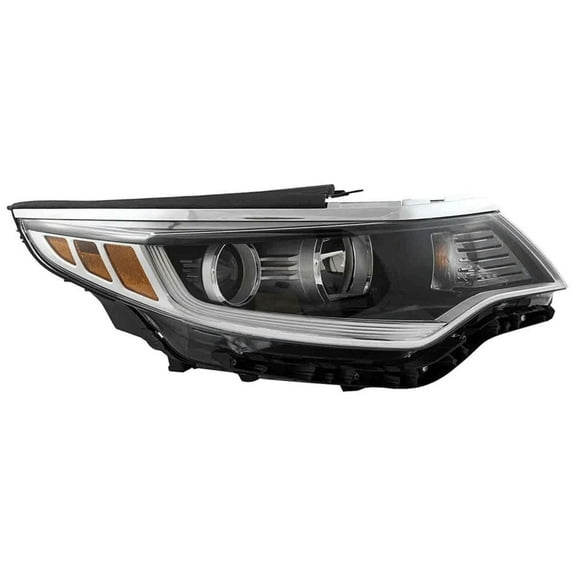 Geelife For 2016-2018 Kia Optima Sedan Headlight Assembly Passenger 92102D5000 with Bulb