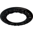 thumbnail image 3 of Ekena Millwork 12 1/4"OD x 7 1/2"ID x 7/8"P Ribbon with Bow Ceiling Medallion (Fits Canopies up to 7 1/2"), Hand-Painted Jet Black, 3 of 6