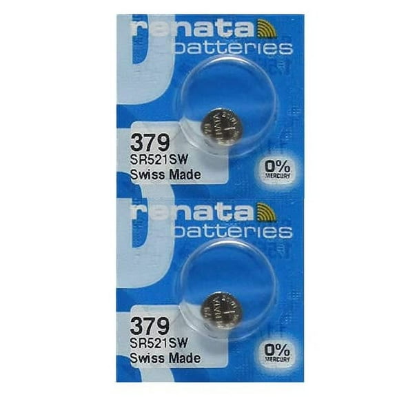 Renata 379 SR521SW 1.55V Silver Oxide Watch Battery
