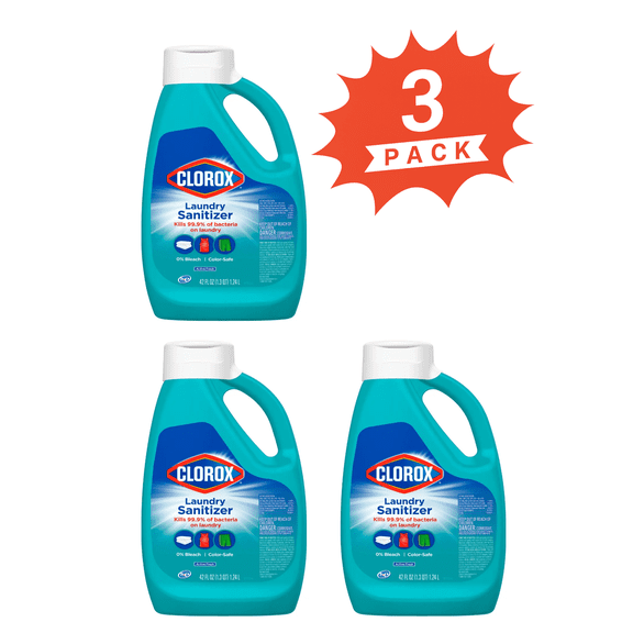 Clorox Laundry Sanitizer (Pack 3) - 126fl