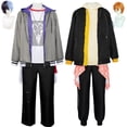 thumbnail image 2 of Disfraz de Anime Project Sekai para adultos, traje de uniforme informal, colorido, Aoyagi Toya Shinonome Akito, fiesta de Halloween, 2 of 4