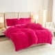 thumbnail image 1 of Juego de 3 fundas nórdicas de felpa multicolor: ropa de cama suave y cálida para dormitorio, habitación de invitados y dormitorio., 1 of 5