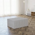 thumbnail image 3 of Leaf Foldable Mattress, Autumnal Leaves Thin Lines Art, 74.8" x 35.4", Pale Grey, by Ambesonne, 3 of 6