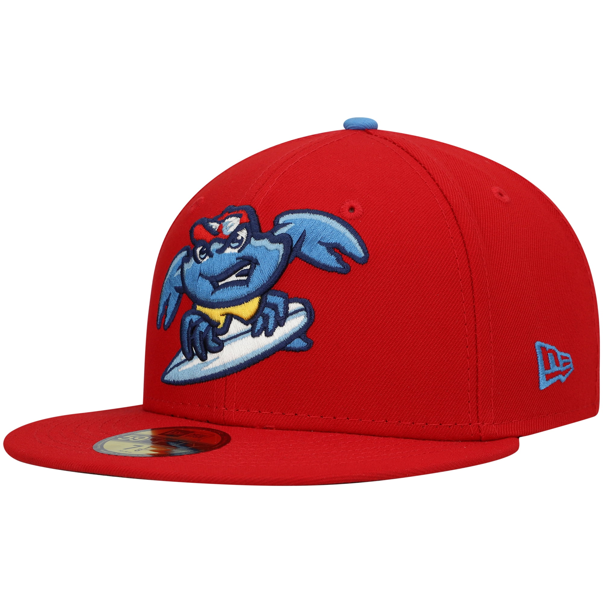 Men's New Era Red Lakewood Blueclaws Authentic Collection Team Home