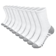 thumbnail image 2 of Frnrwgo 5 Pairs Mens Over the Calf Socks Moisture Wicking Cotton Casual Crew Length Athletic Running Hiking Socks, 2 of 3