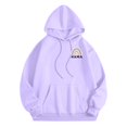 thumbnail image 3 of TINZ Sweat à Capuche Imprimé Arc-en-Ciel pour Femmes, Manches Longues avec Poches, Sweat à Capuche Simple pour Femmes, Sweat à Capuche Long pour Femmes, 3 of 6