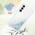 thumbnail image 4 of Case for Samsung Galaxy A35 5G Case Glitter Liquid Cute Clear Phone Case Floating Quicksand Shockproof Protective Bumper Soft TPU Case for Samsung Galaxy A35 5G Love Sliver YB, 4 of 14