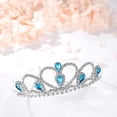 thumbnail image 5 of Bridal Partie Strass Cheveux Couronne Enfants Spectacle Amour Bandeau Bandeau, 5 of 5