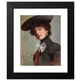 thumbnail image 2 of G Somogyi 15x18 Black Modern Framed Museum Art Print Titled - Lady with Hat (C1900), 2 of 5