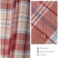 thumbnail image 3 of Plaid Oval Tablecloth for Oval Table Smaller Than 54 x 114 inches, Waterproof Table Cloths for Dining Room Indoor Outdoor Table Cloth - 60x120in, 3 of 6