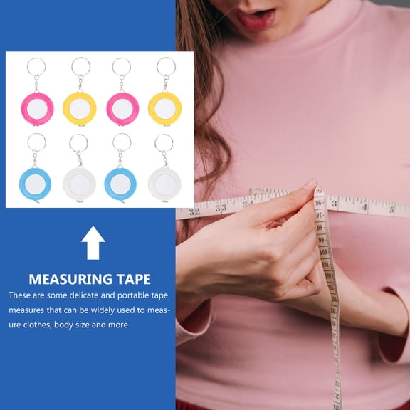 CTIRCHIU Keychain Design Body Measuring Tapes 12Pack