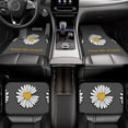 thumbnail image 7 of Zufioo Keep Life Simple Daisy Flower Print Car Floor Mats Four-piece Set, Car Interior Accessories - Corrosion-resistant, Non-Slip, Suitable for Cars, Trucks, Vans, 7 of 7