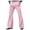 Pink, variant on Mens Pants Relaxed Stretch Classic Flared 70s Style Bell Bottom Pants Pink 2XL