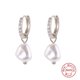 thumbnail image 1 of ROXI-Pendientes de Plata de ley 925 con perlas para mujer, joyería fina para boda, Piercing, aros, bohemios, Pendientes de Plata, 1 of 4