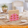 thumbnail image 6 of Yayeee Napkin Holder for Table Kitchen Paper Tissue Organization, Pink Doughnuts, 6 of 8